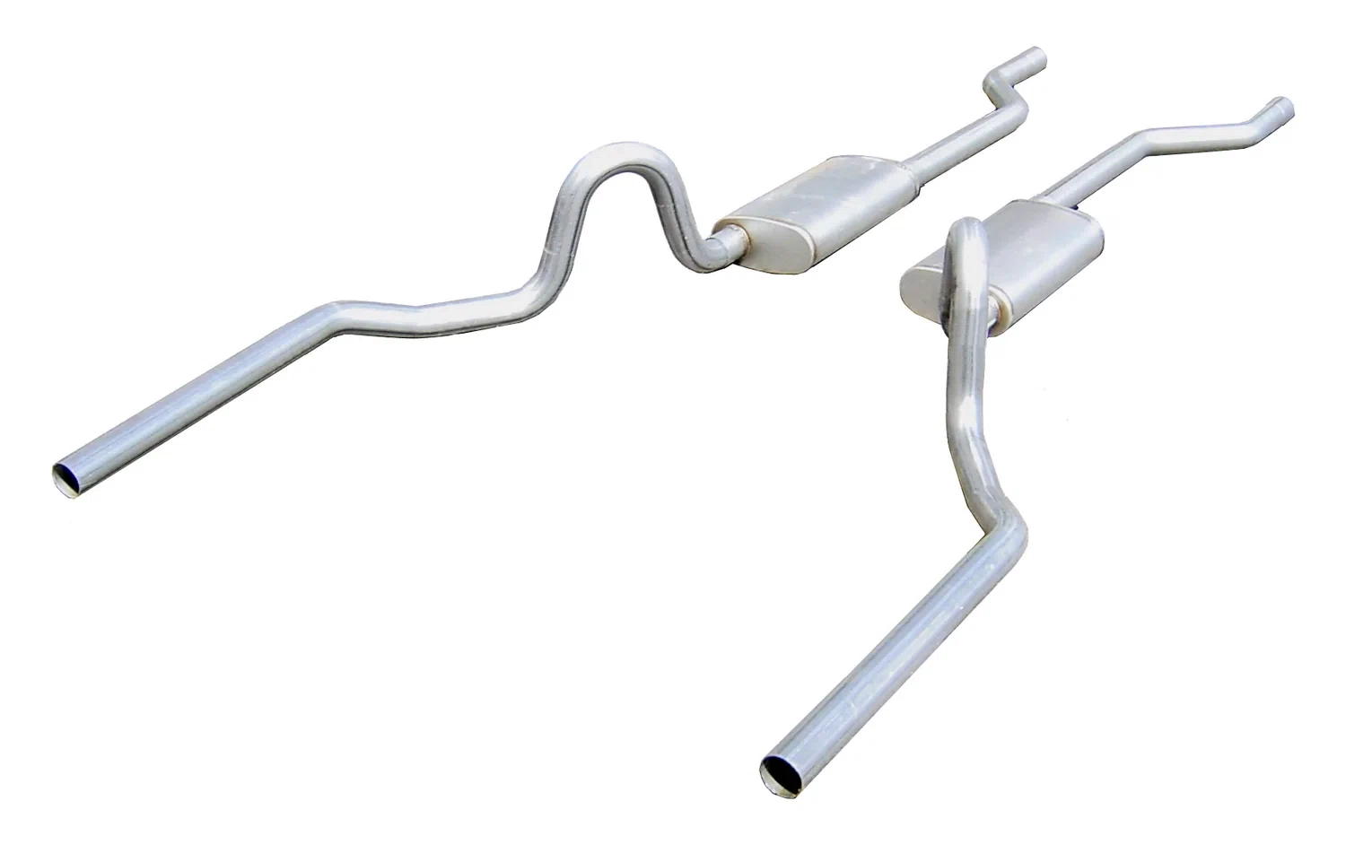 Crossmember Back Without X-Pipe Exhaust System 64-72 A-Body Split Rear Dual Exit